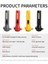 Cob LED El Feneri Torch Cob Flaş Işığı Acil Araç Emniyet Çekiç Kamp Için Çalışma Işığı (Yurt Dışından) 3