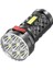 Süper Parlak El Feneri Ultra Güçlü LED Torch Işığı Şarj Edilebilir Cob Yan Işık 4 Mod Açık Hava Macerası 3'ü 1 Arada El Feneri (Yurt Dışından) 2