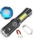 USB Şarj Edilebilir LED El Feneri Mini Cob Torch, Kuyruk Mıknatıslı Su Geçirmez Zoom Creek (Yurt Dışından) 1