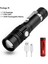 Mini Meşaleler Su Geçirmez Meşaleler El Feneri Pil ile LED LED Torch Zoom 3 Modu USB Şarj 18560 Kamp Avcılık A1 (Yurt Dışından) 2