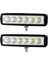 Hyqzltca LED Tekne Işıkları, 6 Inç Deniz Güverte Rıhtım Işık Tekne Sel Serpme Işık Çubuğu, Tekne Farları, 12/24V LED Işıklar (Yurt Dışından) 1