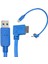 30CM USB 3.0 A Erkek Fişten Mikro B Erkeğe 10PIN 90 Derece Dik Açılı Kısa Kablo (Yurt Dışından) 1