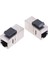 1 Adet RJ45 Keystone Jack Cat6 Korumalı Modüler Çoğaltıcı Mandalı 8P8C Konnektörleri Ethernet Lan Ağ Uzatma Kablosu Adaptörü (Yurt Dışından) 2
