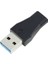 2019 Yüksek Hızlı USB 3.1 Tip C Dişi - USB 3.0 Erkek Bağlantı Noktası Adaptörü Usb-C - Usb3.0 Tip-A Konnektör Dönüştürücü / Siyah Renk (Yurt Dışından) 4
