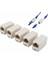 10 Adet RJ45 Cat 5e Ağ Kablosu Düz Ethernet Lan Çoğaltıcı Marangoz Konektörü (Yurt Dışından) 3