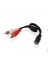 Stereo Mini Jak 3.5mm 1/8 Kadın 2 Erkek Rca Fiş Ses Y Tipi Adaptör Kablosu 8 Inç (Yurt Dışından) 2