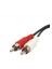 Stereo Mini Jak 3.5mm 1/8 Kadın 2 Erkek Rca Fiş Ses Y Tipi Adaptör Kablosu 8 Inç (Yurt Dışından) 4