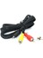 2.5mm Mini Stereo Aux Erkek 3rca Erkek Fiş Konnektör Adaptörü Ses Av Video Kablo Kordonu 1.5 M/5ft (Yurt Dışından) 2