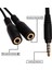 3.5mm Altın Kaplama Kulaklık Mikrofon Ses Dağıtıcı Kablosu Kablosu 1 Erkek Fiş 2 Kadın Jaklar Adaptör Kablosu Cep Telefonu Için (Yurt Dışından) 3