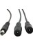 1x Dc Güç 5.5x2.1mm Erkek Çift Dişi Jack Y Splitter 5.5x2.1mm Adapterconnector Kablosu Cctv 30 cm (Yurt Dışından) 3