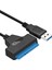 5 Gbps USB 3.0 Sata Kablosu Disk Harici Güç Kablosu Sabit Sürücü Adaptör Kablosu Fiş Adaptörü 2.5 Inç HDD SSD Sabit (Yurt Dışından) 3