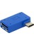 USB 3.1 Tip C 90 Derece Sağ Açılı Usb-C Tip-C Erkek USB 3.0 A Dişi Otg Adaptör Konnektör Dönüştürücü Dizüstü Bilgisayar Için (Yurt Dışından) 4