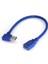 USB 3.0 A Erkek 90 Derece Sol Açı Usb3.0 A Dişi Uzatma Dönüştürücü Kablo Bilgisayar Için 0.3 M (Yurt Dışından) 3