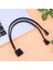 Güç Kablosu 27CM 12V 4pin 2-Port 3pin/4pin Soğutucu Soğutma Fanı Splitter Güç Kablosu Besleme Fişi Pc Fan Için (Yurt Dışından) 1