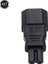 1 Adet Sıcak Satış 3pin Dişi 2pin Erkek Iec C14 To C7 Güç Adaptörü Ac Dönüştürücü C14/C7 Iec C7 To C14 Fiş Adaptörü (Yurt Dışından) 4