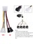 1 Adet 4-Pin Molex 3-Pin Fan Güç Kablosu Adaptör Konnektörü Bilgisayar Soğutma Fanı Kabloları Cpu Pc Bilgisayar Soğutma Aksesuarları (Yurt Dışından) 4