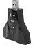 Sanal 7.1 Kanal Ses Ses Kartı Adaptörü Dizüstü Pc Mikrofon 3.5mm Inters USB Mikrofon Hoparlör Adaptörü Basit Kullanım (Yurt Dışından) 4