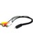 2.5mm Jack Erkek 3 Rca Dişi Kompozit Ses Video Adaptör Kablosu 3rca Ses Konektörü Dönüştürücü Uzatma Av Kablosu (Yurt Dışından) 4