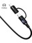 Mcdodo 2 In 1 USB Tip-C + Yıldırım Hızlı Şarj Kablosu iPhone 12 11 Pro Xs Max Xr x 8 Samsung Huawei Mobil Hızlı Şarj Cihazı (Yurt Dışından) 2