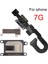 Yüz Ön Kamera Sensörü Yakınlık Işık Mikrofon Flex Kablo ve Metal Braketli Kulaklık iPhone 7 7 Artı 8g 8 Artı (Yurt Dışından) 3