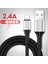 2.4A iPhone USB Hızlı Şarj Aleti Kablosu iPhone 13 12 11 Pro Max Xs Xr x 5 5s 6 6s 7 8 Artı 3A Hızlı Şarj USB Veri Kablosu (Yurt Dışından) 1