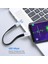 Floveme Mini Anahtarlık Mikro USB Tip C Kablo Aydınlatma Şarj Aleti Kablosu iPhone Samsung Için Taşınabilir USB Tip-C Usb-C Kablo Aksesuarı (Yurt Dışından) 3