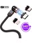Gtwın Manyetik Mikro USB Kablosu iPhone 12 11 Pro Samsung Xiaomi Hızlı Şarj USB Tipi C Kablo Kordonu Mıknatıslı Şarj Usb-C Tel (Yurt Dışından) 1