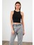 Kadın Sandra Siyah Halter Top Crop Atlet 1