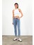 Kadın Mila Sky Blue Boyfriend Jean Pantolon 1
