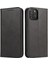 Iphone 15 Için Kılıf Kart Ekleme Deri Folio Flip Case Manyetik Karbon (Yurt Dışından) 1