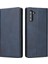Kart Tutucu Kickstand Deri Folio ile Samsung Galaxy Not 10 Için Kılıf (Yurt Dışından) 1