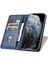 Kart Tutucu Kickstand Deri Folio ile Samsung Galaxy Not 10 Için Kılıf (Yurt Dışından) 4
