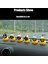 3 Işık Stili Bisiklet Işıkları Korna Alışveriş Merkezi Sarı Bisiklet Ördeği Bisiklet Zili Aydınlıknormal Airscrew Kask Ördek Ducky Dicycle Rüzgar Motoru Sürme (Yurt Dışından) 2