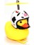 Kırmızı Alev Işık Stili Küçük Sarı Bisiklet Ördeği Bisiklet Zili Aydınlıknormal Airscrew Kask Binme Bisiklet Işıkları Horn Duck Ducky Dicycle Rüzgar Motoru (Yurt Dışından) 3