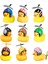 E Stili Sevimli Küçük Sarı Bisiklet Ördeği Bisiklet Çan Aydınlıknormal Airscrew Kask Ördek Ördek Ducky Dicycle Rüzgar Motoru Sürme Bisiklet Işıkları (Yurt Dışından) 3