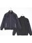 Erkek Çocuk Uzun Kol Dik Yaka Ceket - 13061 - Antrasit 1