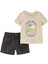 Erkek Bebek Alt Üst Set 1