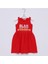 Kız Çocuk Askılı Elbise - 40733 - Kırmızı 1