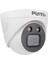 Plato PL-22996 5mp Color Mikrofonlu Ses Kayıtlı 3.6 mm 2 Atom LED Ahd Dome Kamera Güvenlik Kamerası Gece Görüşlü 2