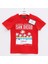 Erkek Çocuk Kırmızı Kısa Kollu Tişört - 10879 - Kırmızı 1