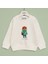 Erkek Çocuk Ayıcık Baskılı Uzun Kol Sweatshirt - 16645 - Melanj 1