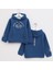 Erkek Çocuk Şardonlu Uzun Kol Sweatshirt - 15775 - Indigo 1