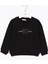 Kıds Erkek Çocuk Uzun Kol Şardonlu Sweat - 16533 - Siyah 1