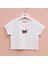 Kız Çocuk Tişört - 32409 - Beyaz 1