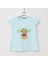 Kız Çocuk Kısa Kol Sweat - 32423 - Mint Yeşili 1