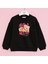 Kız Çocuk Uzun Kol Sweat - 32368 - Siyah 1