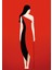 Postercity Minimal Arkadan Görünen Kadın Sanat Poster Çerçevesiz Parlak Kağıt 2