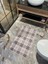 Tekli Ekose Desen Banyo Paspası Ebat 50x70 2