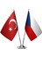 Çekya Ikili Masa Bayrağı 1