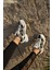 Garantili Kadın Siyah Beyaz Günlük Rahat Sneaker Ayakkabı INF-3756 4